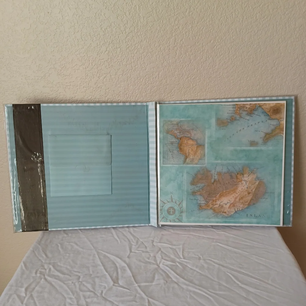 New K & Company 12x12 Scrapbook Bundle - Stickers, Tape, Paper, Page Protectors